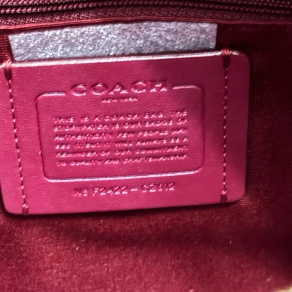 Coach Rowan Satchel Bag in Signature Canvas With Sticker Print NWT - Picture 10 of 10